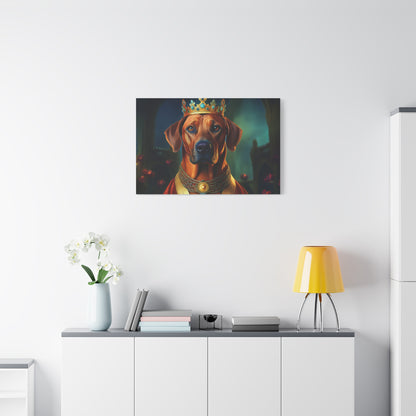 Rhodesian Ridgeback Renaissance Pet Portrait  on Canvas, wall art, wall print, dog portrait, dog art
