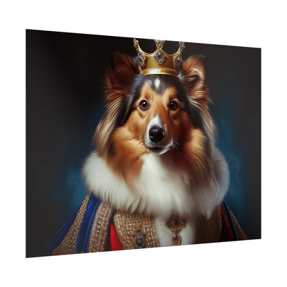 Shetland Sheepdog Renaissance Dog Portrait Art Print, Wall Decor Gift, Animal Lover Home Decor, Dog Wall Art