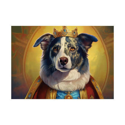 Border Collie Dog Renaissance Pet Portrait Print, Animal Lover gift, wall art, wall print, dog art