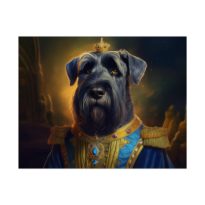 Giant Schnauzer Pet Renaissance Portrait Print, Dog Lover Wall Print | Wall Art | Wall Print