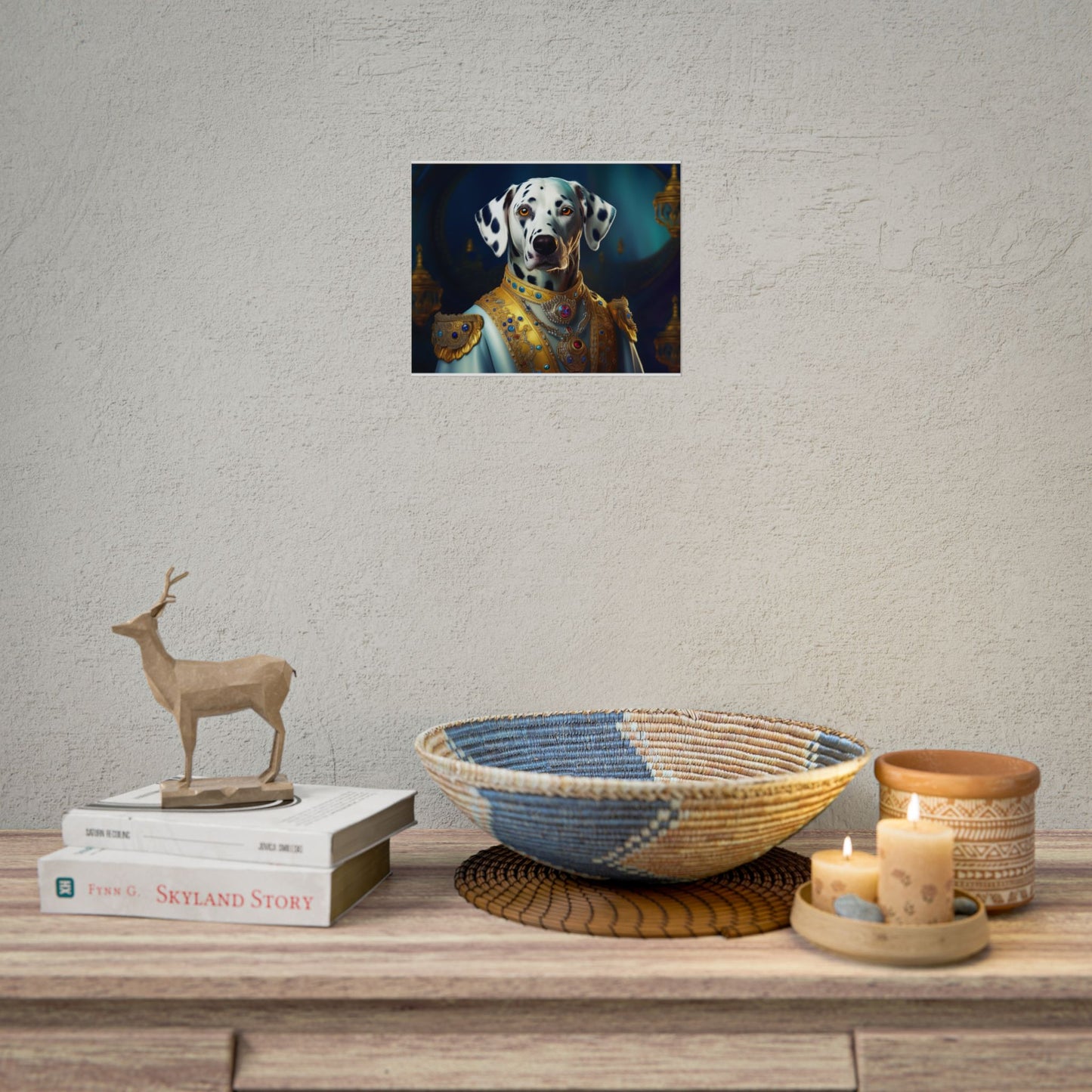 Dalmation Dog Renaissance Pet Portrait Wall Print | Art Print | Wall Art | Dog Art