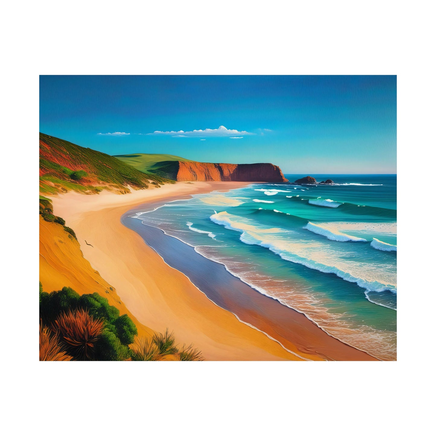 Bells Beach Australia Coastal Print | Style 1 | Wall Art | Wall Print
