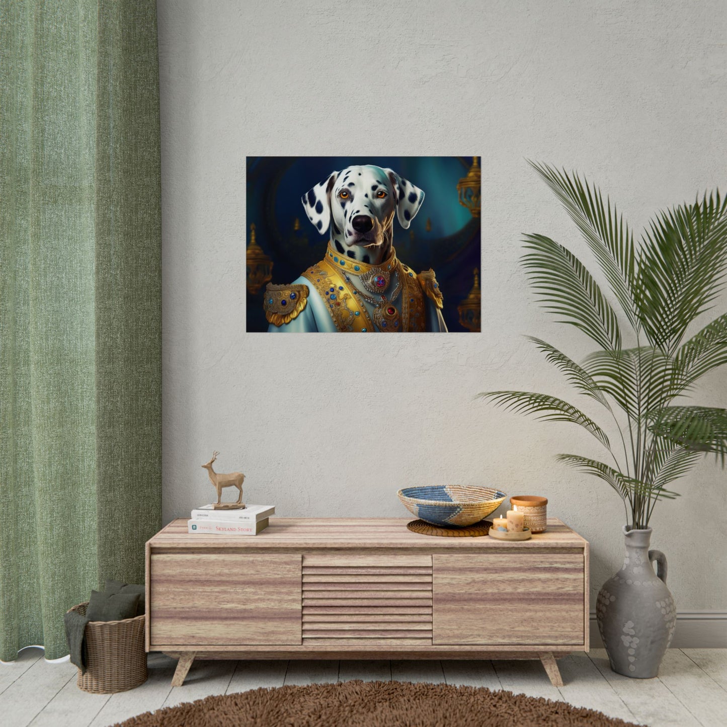 Dalmation Dog Renaissance Pet Portrait Wall Print | Art Print | Wall Art | Dog Art