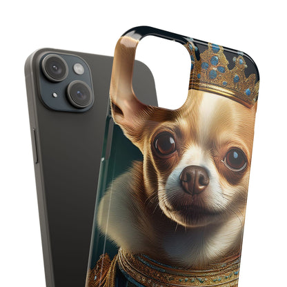 Chihuahua Renassaince Dog Portrait Slim Phone Case