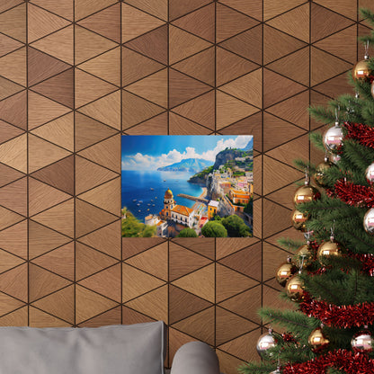 Amalfi Coast Italy Coastal Print | Style 3 | Wall Art | Wall Print