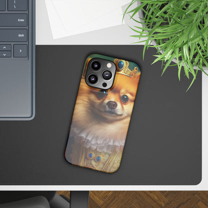 Pomeranian Renassaince Dog Portrait Slim Phone Case