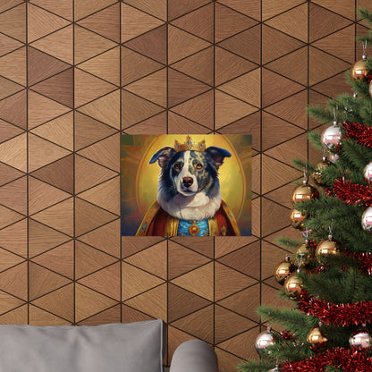 Border Collie Dog Renaissance Pet Portrait Print, Animal Lover gift, wall art, wall print, dog art
