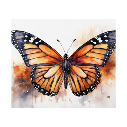 Orange Butterfly Alcohol Ink Wall Art | Butterfly wall art | Wall Art | Wall Print