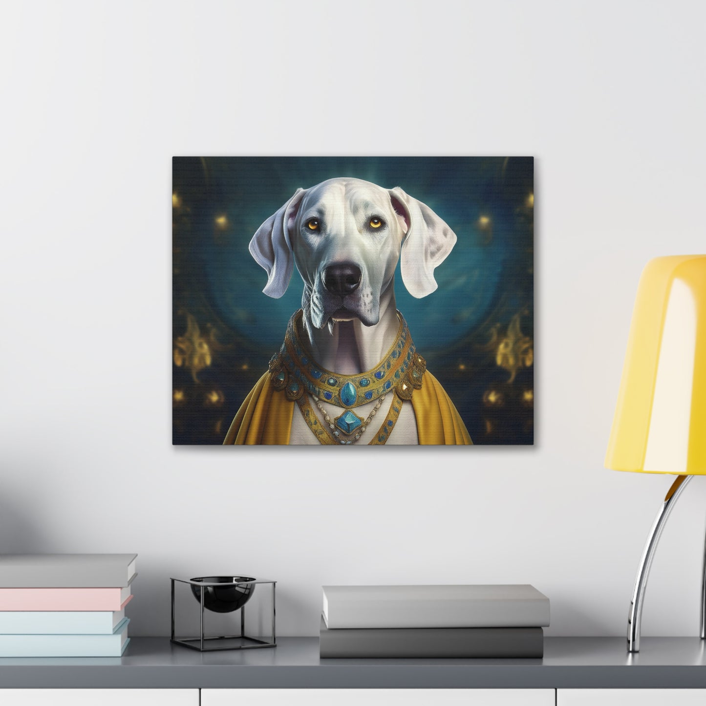 Great Dane Renaissance Pet Portrait  - Canvas, wall art, wall print, dog portrait, dog art
