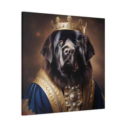 Newfoundland Renaissance Pet Portrait on Canvas | wall art | wall print