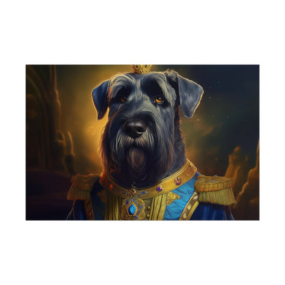 Giant Schnauzer Pet Renaissance Portrait Print, Dog Lover Wall Print | Wall Art | Wall Print