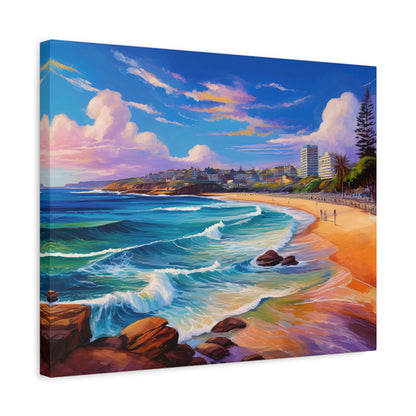 Coogee Beach Australia Coastal Canvas Art | Style 1 | Wall Art | Wall Print