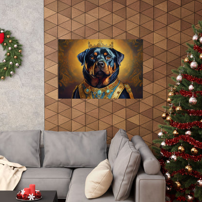 Rottweiler Renaissance Dog Portrait Art Print, Wall Decor Gift, Animal Lover Home Decor, Dog Wall Art
