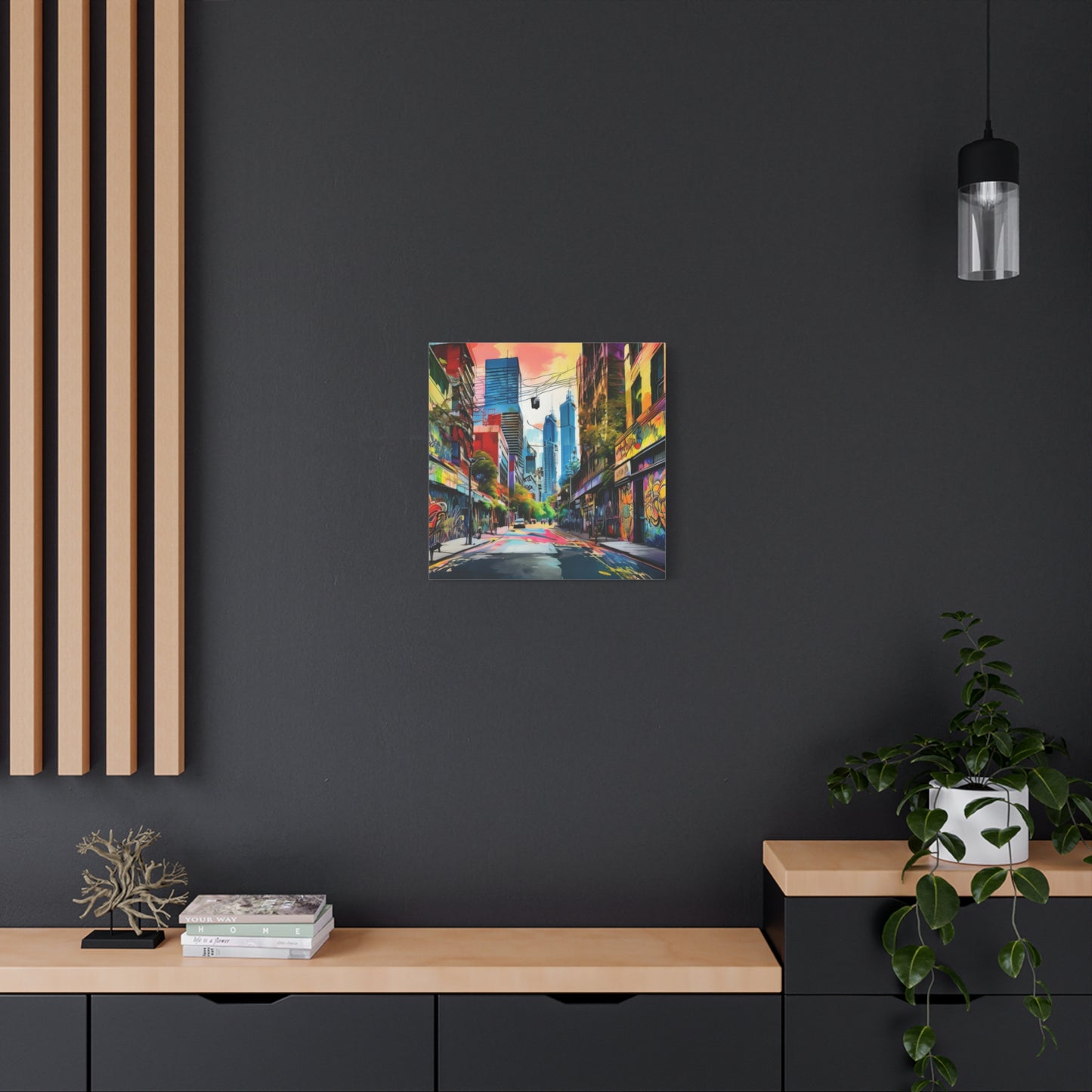 Melbourne Street Graffiti Australia Canvas Art | Style 1 | Wall Art | Wall Print