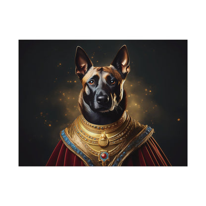 Belgian Malinois Renaissance Dog  Portrait Wall Print, Art Print, Art Print, Animal Lover Home Decor, Dog Wall Art, wall art