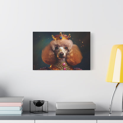 Poodle Pet Dog Renaissance Portrait on Canvas | Wall art | wall print
