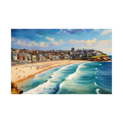 Bondi Beach Australia Coastal Print | Style 1 | Wall Art | Wall Print