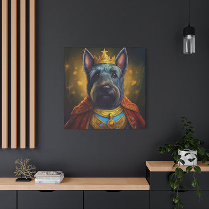 Scottish Terrier Renaissance Pet Portrait on Canvas | Wall art, wall print, dog portrait, dog art
