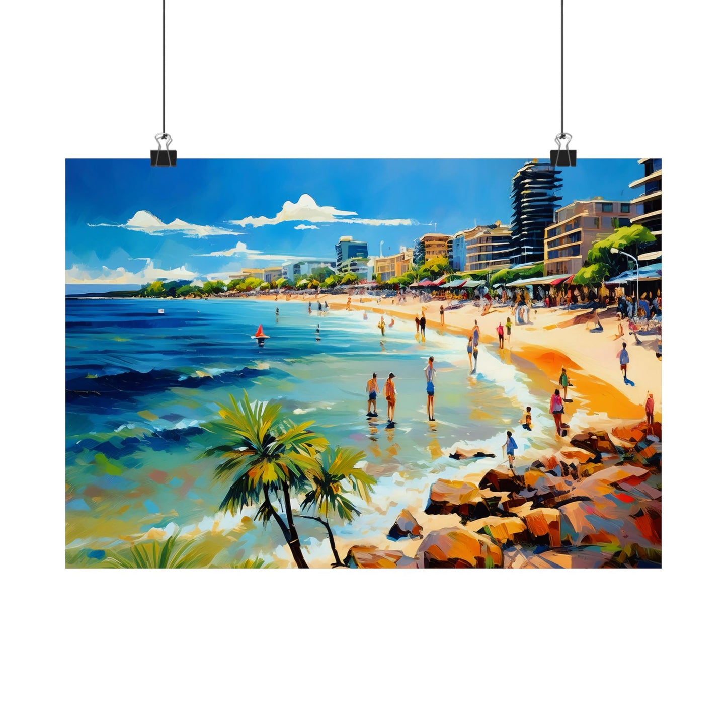 Manly Beach Australia Coastal Print | Style 1 | Wall Art | Wall Print