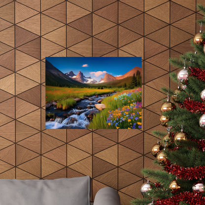 Rocky Mountains Mountain Flora  Art Print | Wall Art | Wall Print | Mountains Wall Art