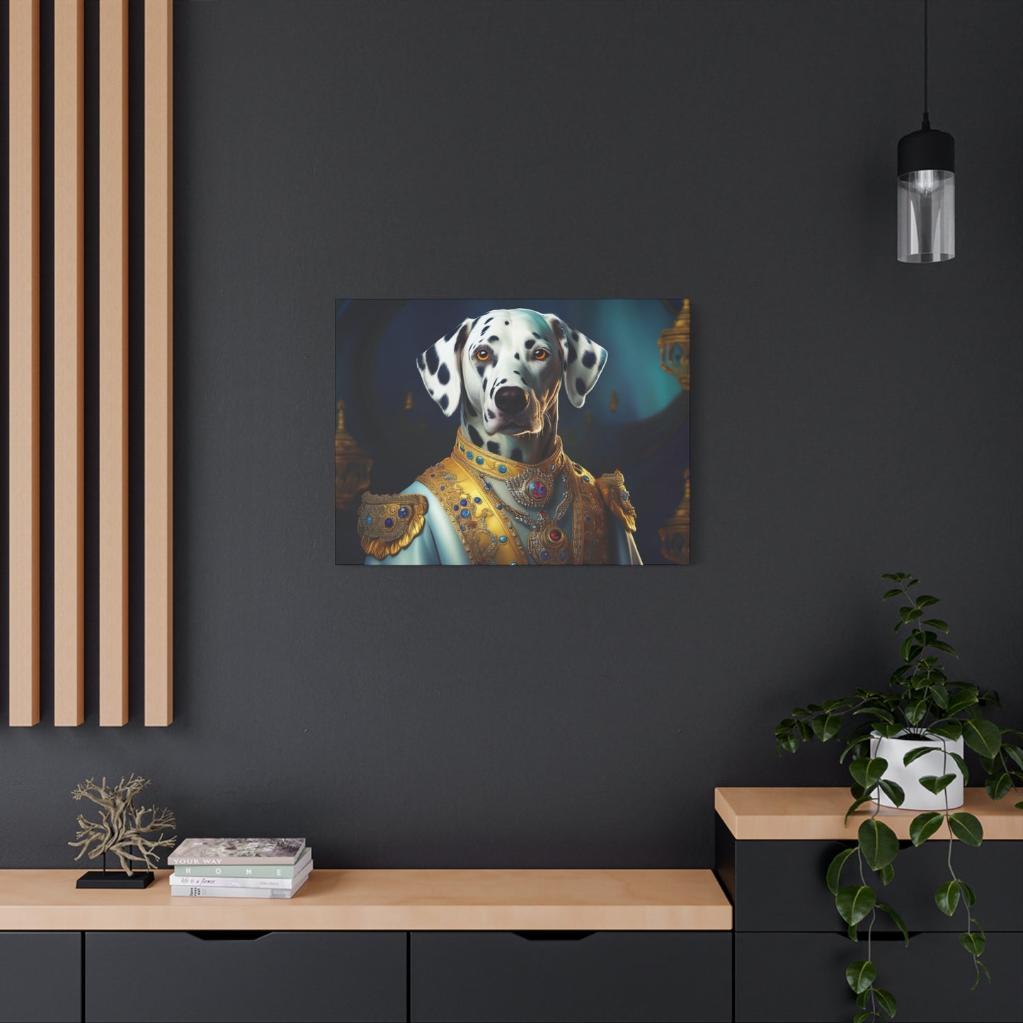Dalmation Renaissance Pet Portrait Canvas | Wall art | Wall print | Dog art