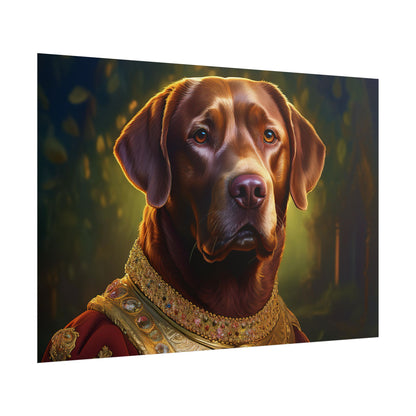 Chesapeake Bay Retriever Dog Renaissance Pet Portrait Print, Animal Lover print, Dog Wall Art, wall print, wall art