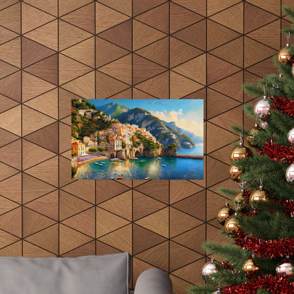 Amalfi Coast Italy Coastal Print | Style 1 | Wall Art | Wall Print