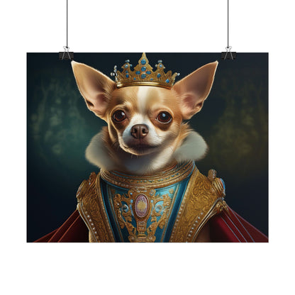 Chihuahua Dog Renaissance Pet Portrait Print | Wall print | Wall art