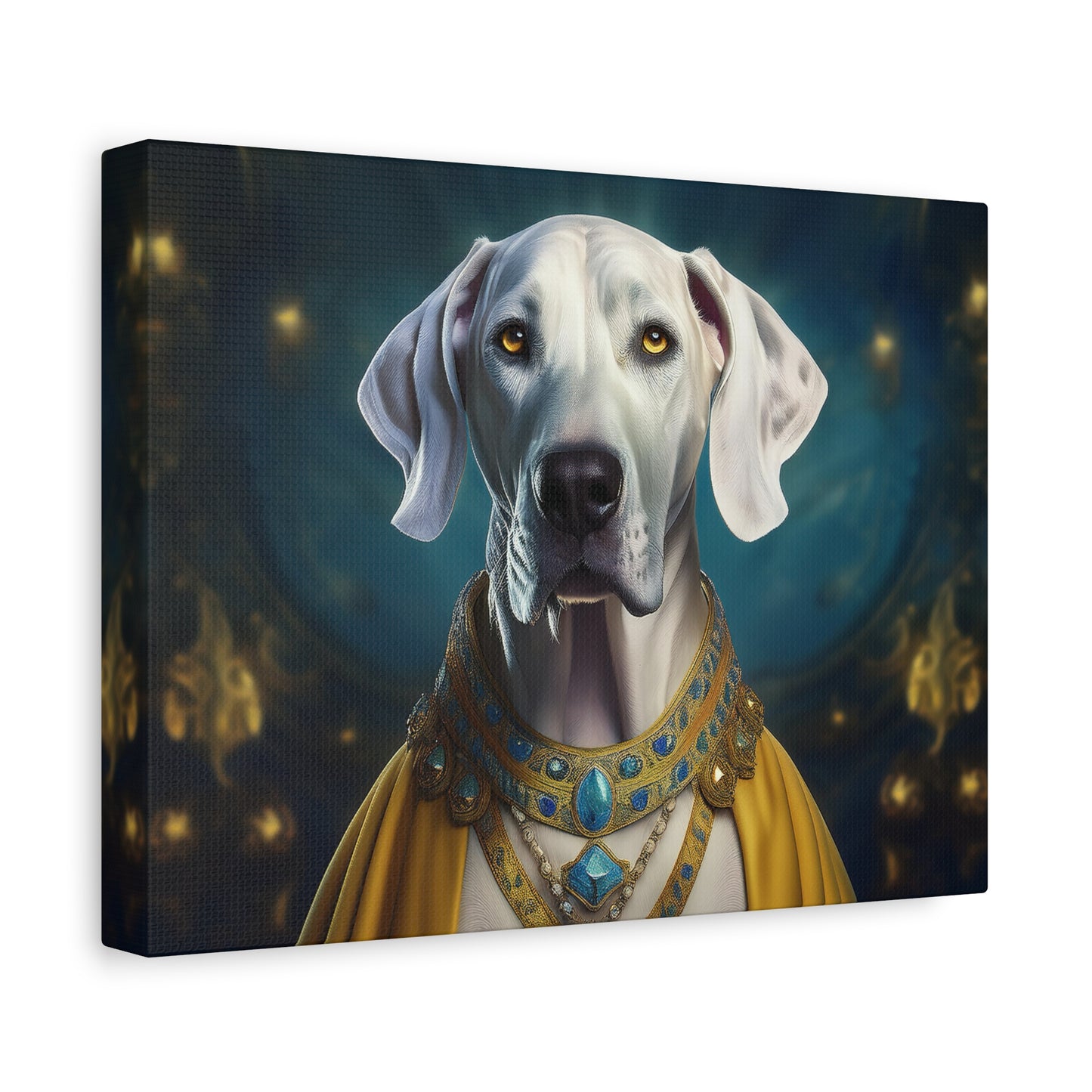 Great Dane Pet Portrait Renaissance - Canvas, wall art, wall print, dog portrait, dog art