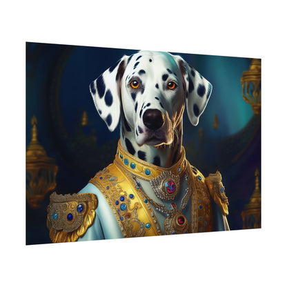 Dalmation Dog Renaissance Pet Portrait Wall Print | Art Print | Wall Art | Dog Art