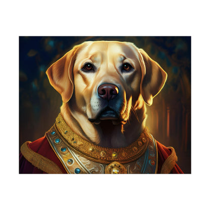 Labrador Retriever Renaissance Pet Portrait Art Print, Wall Decor Gift, Animal Lover Home Decor, Dog Wall Art