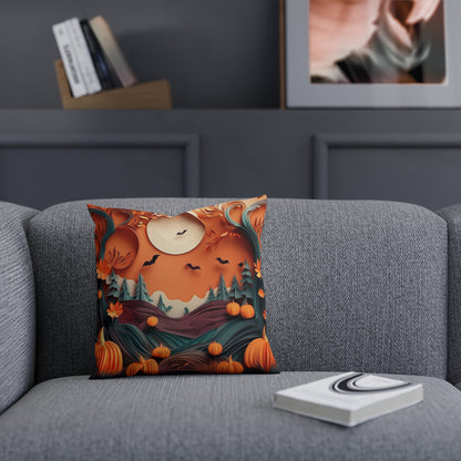 Halloween Spooky Pumpkin Patch Seasonal Cushion
