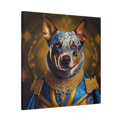 Australian Cattle Dog Renaissance Pet Portrait on Canvas | wall art |  wall print