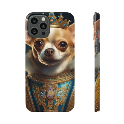 Chihuahua Renassaince Dog Portrait Slim Phone Case