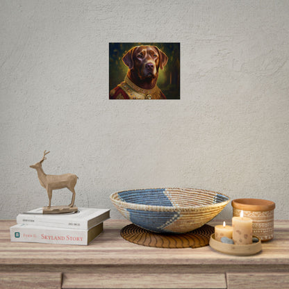 Chesapeake Bay Retriever Dog Renaissance Pet Portrait Print, Animal Lover print, Dog Wall Art, wall print, wall art