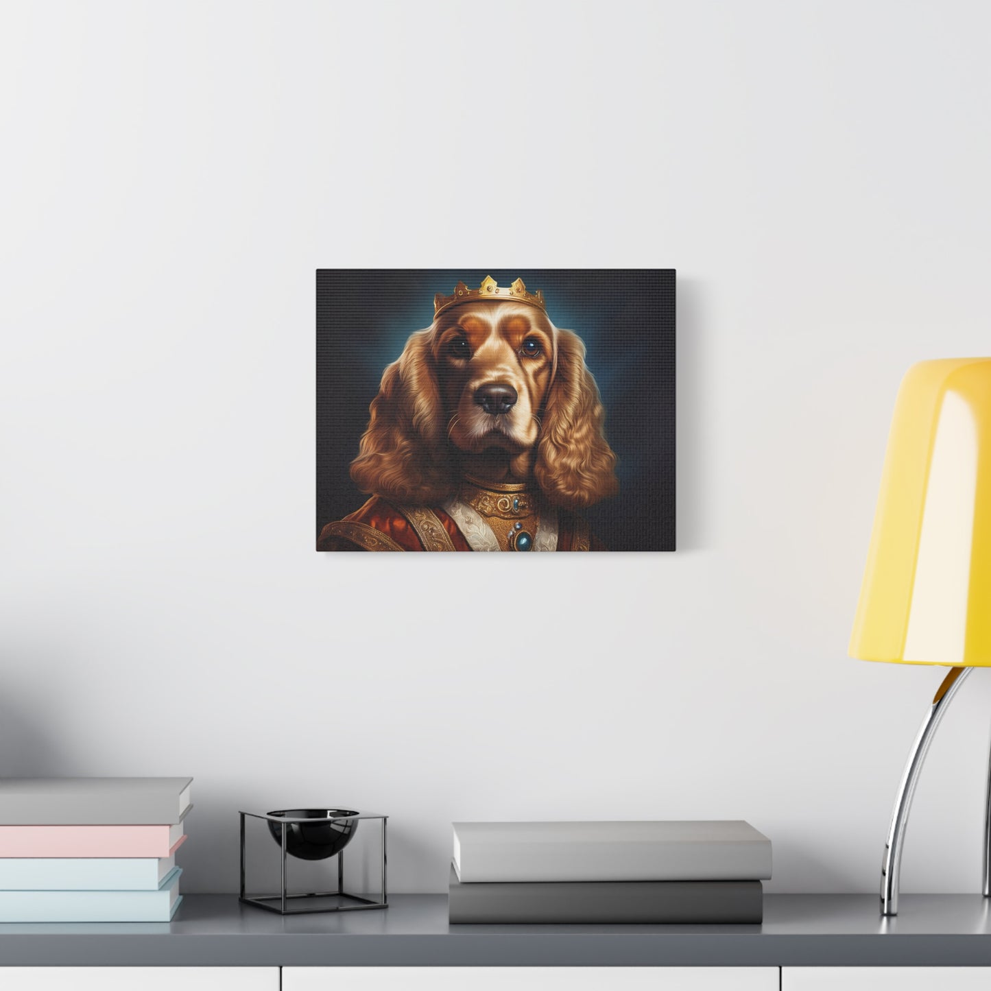 Cocker Spaniel Renaissance Pet Portrait on Canvas | Wall art | wall print