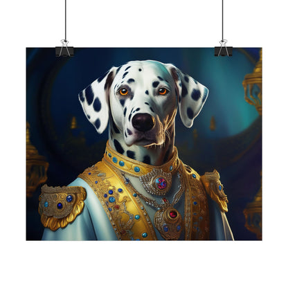 Dalmation Dog Renaissance Pet Portrait Wall Print | Art Print | Wall Art | Dog Art