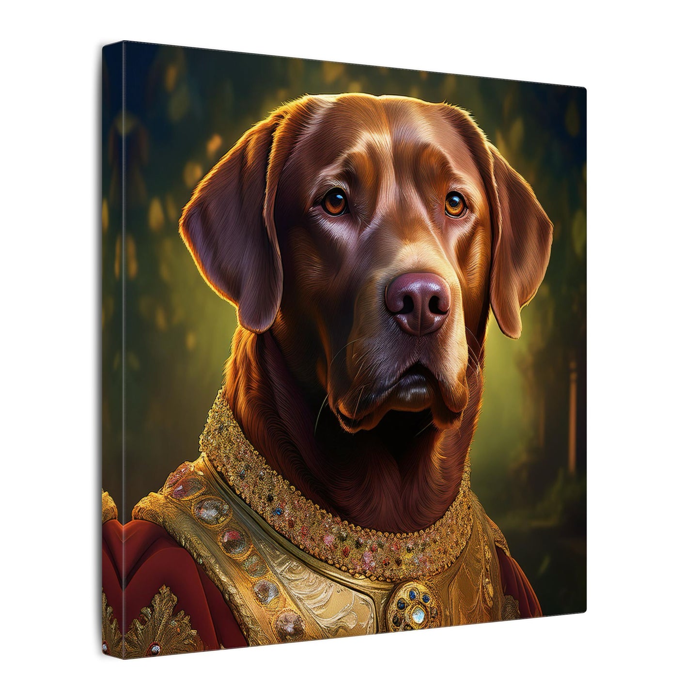 Chesapeake Bay Retriever Renaissance Pet Portrait - Canvas | Wall Art | Wall Print | Dog Art