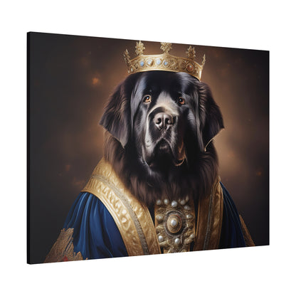 Newfoundland Renaissance Pet Portrait on Canvas | wall art | wall print