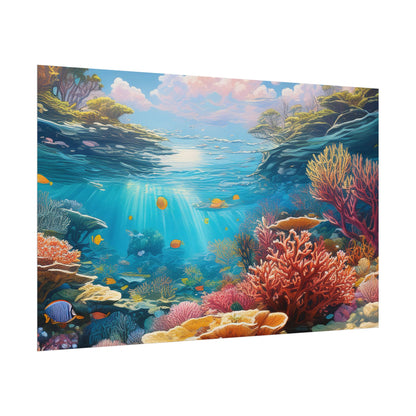 Great Barrier Reef  Australia Coastal Print | Style 3 | Wall Art | Wall Print