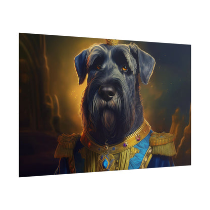 Giant Schnauzer Pet Renaissance Portrait Print, Dog Lover Wall Print | Wall Art | Wall Print