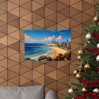 St Kilda Beach Australia Coastal Print | Style 1 | Wall Art | Wall Print