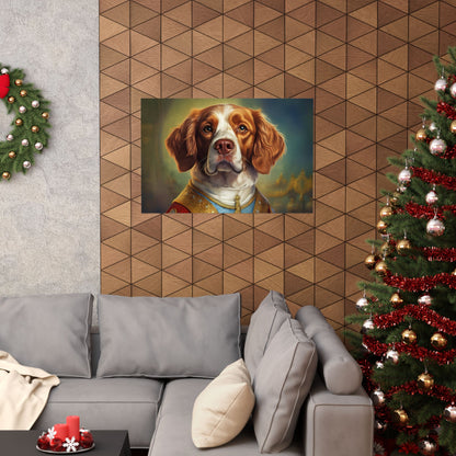 Brittany Dog Renaissance Pet Portrait Print, Brittany Art Print, Wall Decor Gift, Animal Lover, Dog Wall Art, wall print, wall art