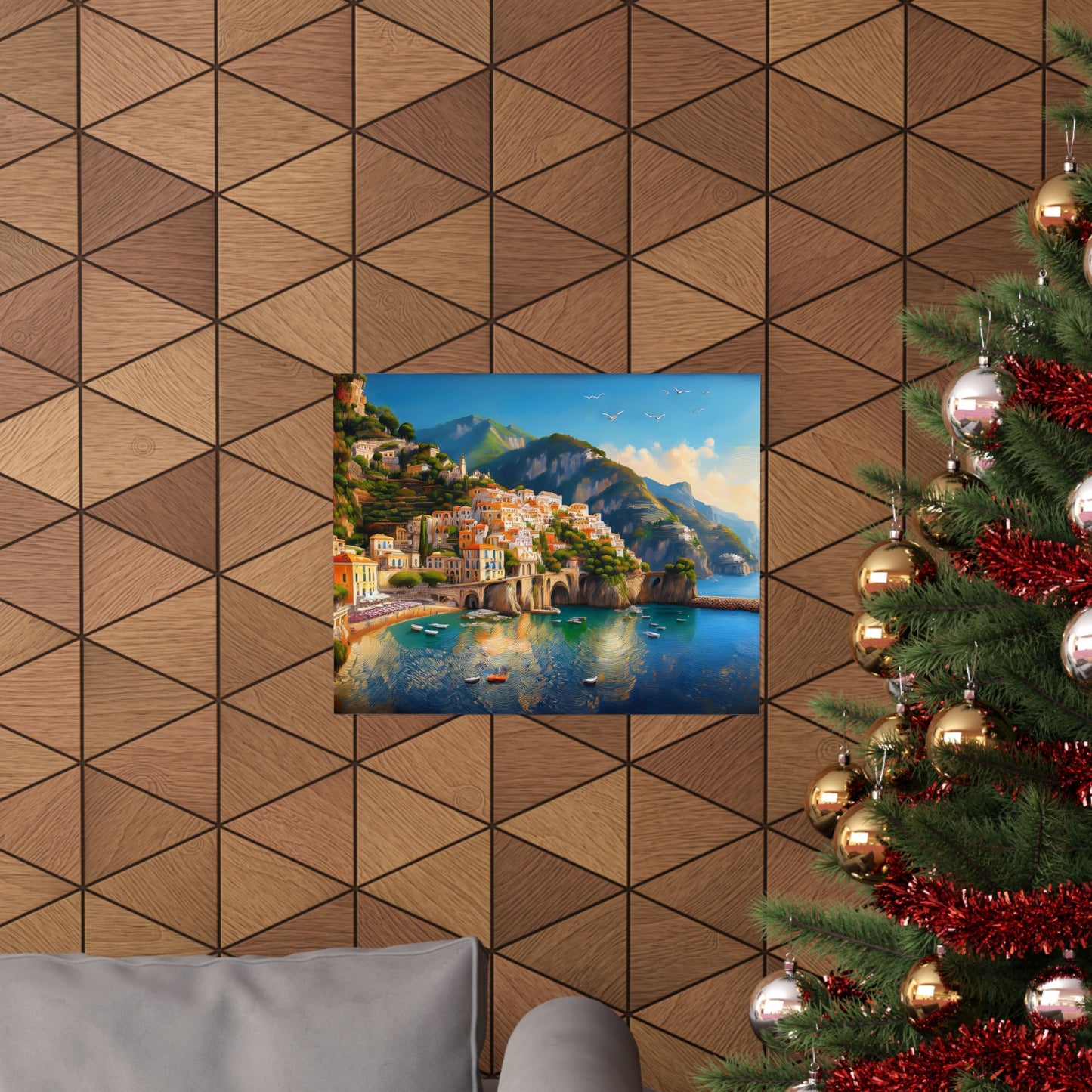 Amalfi Coast Italy Coastal Print | Style 1 | Wall Art | Wall Print