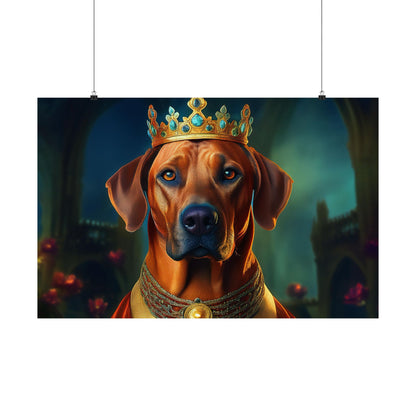 Rhodesian Ridgeback Dog Renaissance Pet Portrait, Rhodesian Ridgeback Art Print,  Animal Lover Art, Wall art, wall print