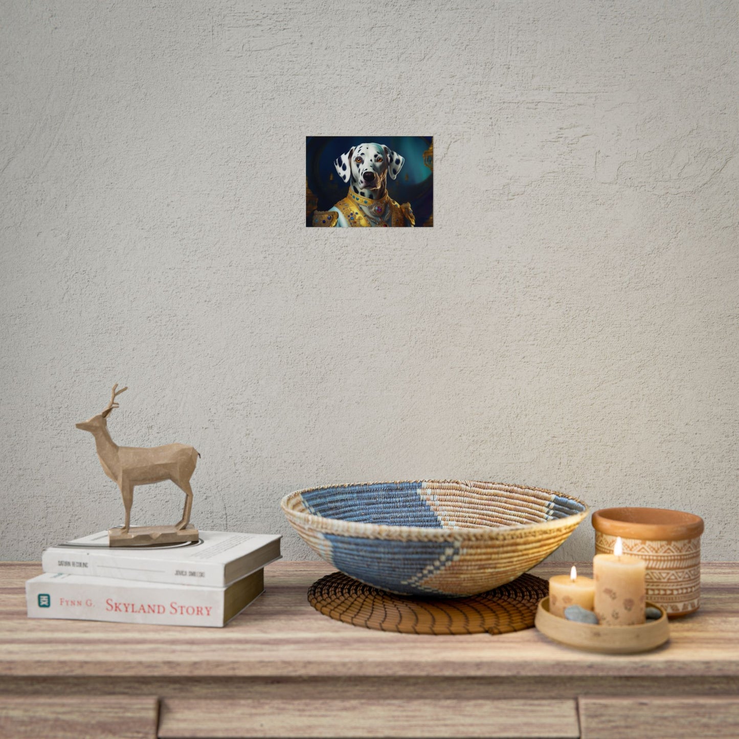 Dalmation Dog Renaissance Pet Portrait Wall Print | Art Print | Wall Art | Dog Art