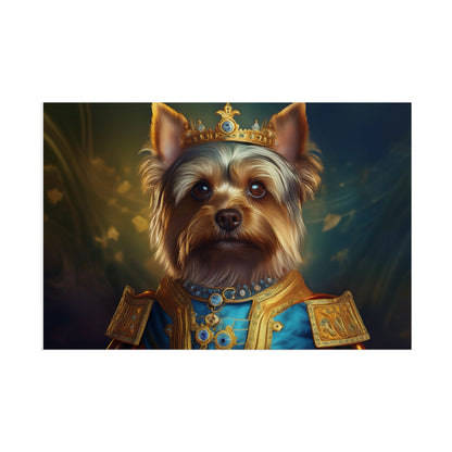 Yorkshire Terrier Dog Renaissance Pet Portrait Print | Wall Art | Wall Print | Dog Art