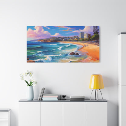 Coogee Beach Australia Coastal Canvas Art | Style 1 | Wall Art | Wall Print