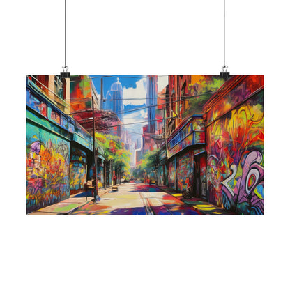 Melbourne Street Graffiti Australia Print | Style 2 | Wall Art | Wall Print