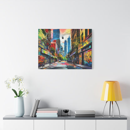 Melbourne Street Graffiti Australia Canvas Art | Style 1 | Wall Art | Wall Print